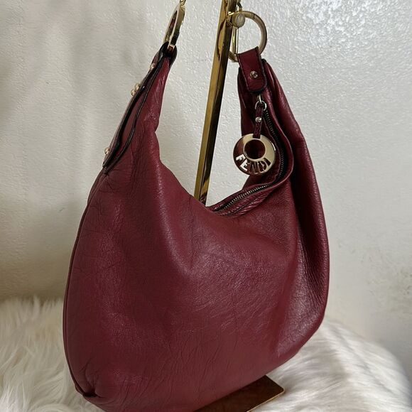 💯Authentic Fendi Hobo Leather Bag🍀 - Picture 10 of 15